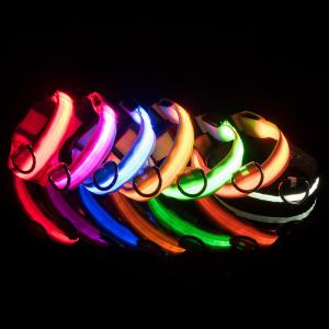 Luminous Led Pet Collar Charging Rechargeable S M L XL