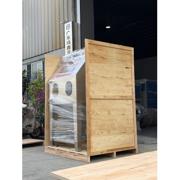 Mini Vapor Blaster Automatic Wet Sandblasting Machine With Roller Basket Efficient Solution For Mass Hardware Parts