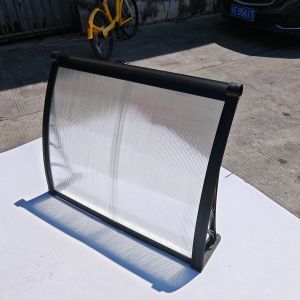 China Tranparent Roofing Effortless Assembly Plastic Frame amp Polycarbonate Panels Canopy with Integrated Gutter for Residential amp Commercial on sale