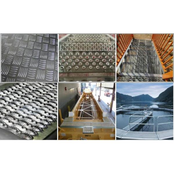 Hot Dipped Galvanized Diamond 1x1m Aluminum Grip Strut Grating For Walkway