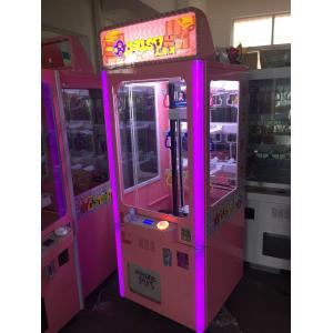 Plastic Key Master Vending Machine Toughened Glass With Plush Toy Gift
