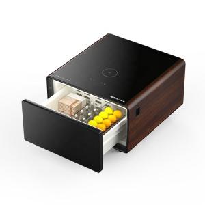 Modern Touch Screen Coffee Table with Built-in Refrigerator and Wireless Charger