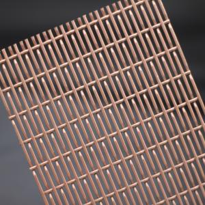 3mm Thickness Decorative Wire Mesh Grilles With Square Hole Shape