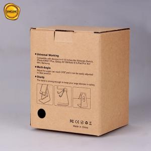 Recycled Foldable Electronics Packaging Box Custom Kraft Packaging Box For Phone