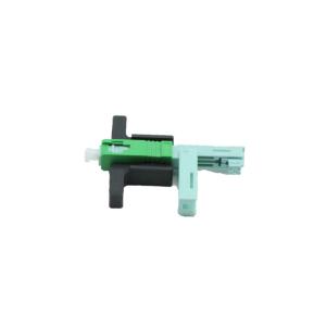 SC APC UPC Fiber Optic Quick Connector SM Green Blue Field Assembly For FTTH