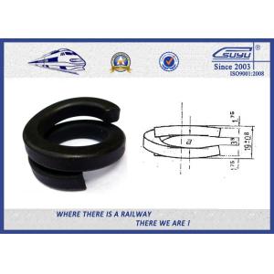 70# / 65Mn Double Coil Spring Locking Washer For Fastening Rails