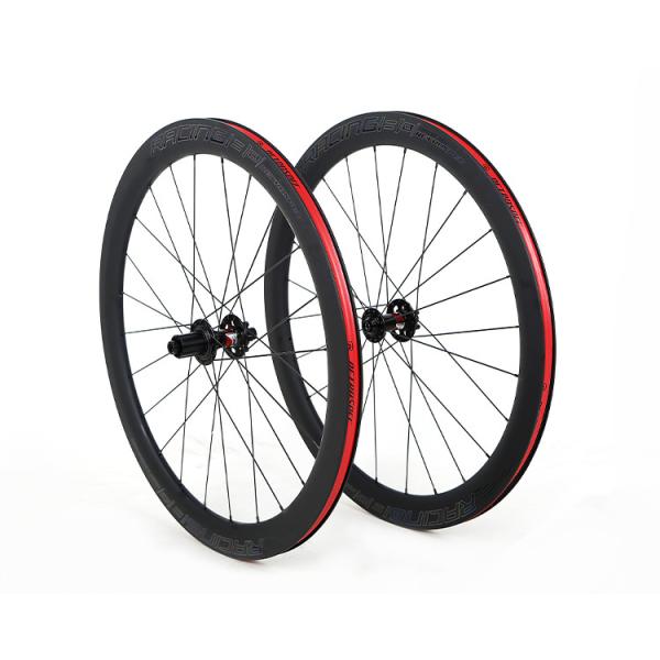 Quality Double Wall Carbon Fiber Wheelset 700C High Modulus Rim Brake wholesale