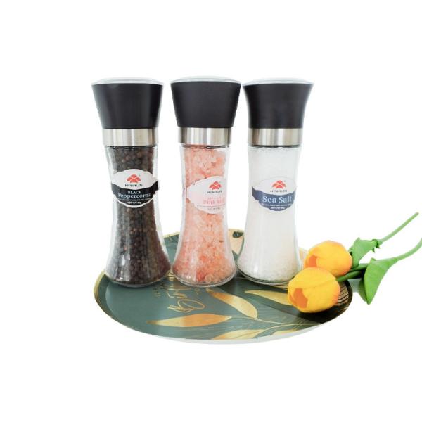 Quality Plastic Salt And Pepper Grinder Set With 180ml Capacity wholesale
