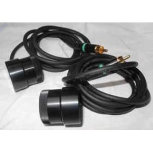 Stereo Stethoscope Wall Listening Device With Two Sensors Thru Solid Structures