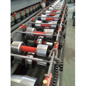Low Noise Ridge Cap Roll Forming Machine Chain Transmission Roller Driven