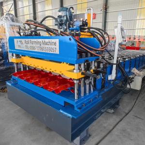 Glazed Tile Double Layer Roofing Sheet Roll Forming Machine with High Precision
