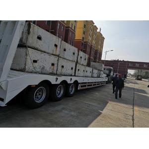 Special Design 80-100ton Loading Capacity Self-dumping 3 Axle Lowbed Low Loader