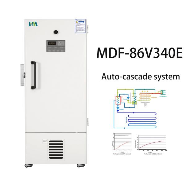 Auto Cascade Cooling System Biomedical Ultra Low Lab Freezer For Vaccine Medical
