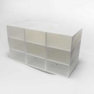 ODM Foldable Household Shoe Box Multiscene Use Stackable Assembled Space Saving