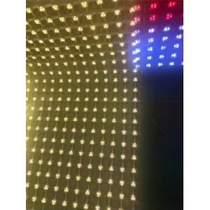 P100 80W RGB LED Mesh Wall Screen Outdoor IP67 DC12V Flexible Scrolling Media