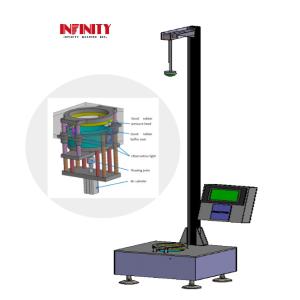 High Precision Falling Dart Impact Testing Machine Measuring Range 300g-2000g