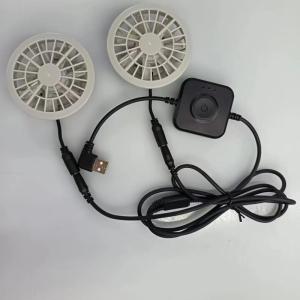 Japanese Brush Motor Air Conditioning Vest Fan Small Two Fans In One Lightweight