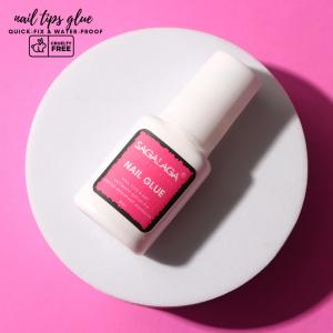 25g Nail Glue for Press on Nails Tips Strong Adhesive Customized Label and Brush