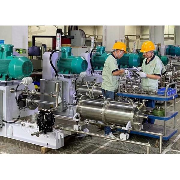 60L Medical Grade Horizontal Sand Mill Machine Medical Capsule Coat Grinding