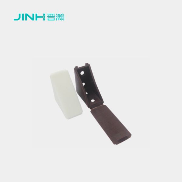 JH-17010 10x28mm L-Shape Plastic Corner Bracket with Cover, High-Strength