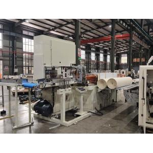 Fully Automatic Maxi Roll Toilet Tissue Paper Band Saw Cutting Machine For Big