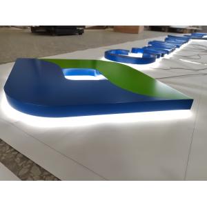 Aurora LED Backlit Channel Letter Signs 4000K-12000K 46mm Depth