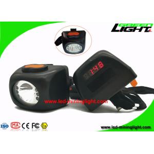 Wireless Black LED Coal Mining Lights With Safety Rope Digital Screen