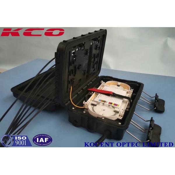 Quality 1*8 LGX Splitter Splice Fiber Optic Enclosure Box / Aerial 1x8 Splitter Junction Enclosure NAP Box wholesale