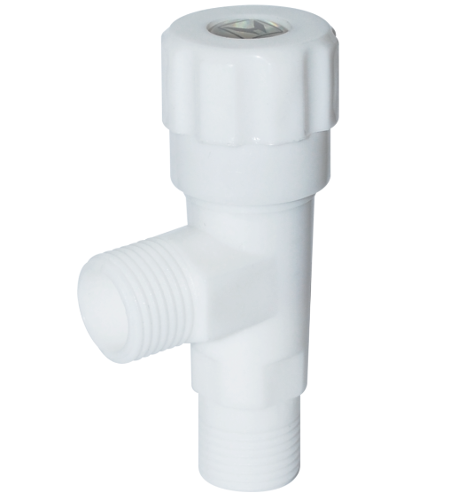 Quality A Large-Flow PP Material Toilet Angle Valve With One Inlet And Two Outlets For A Hot And Cold Mixer wholesale