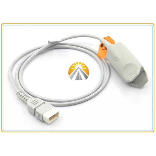 Reusable RGB Pulse Oximeter Finger Sensor Adult Finger Clip DB9 Pin TPU Cable