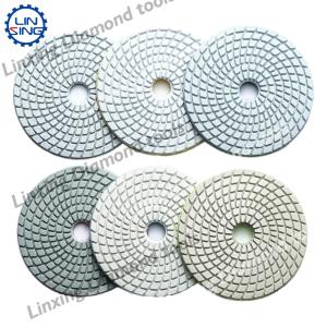 Flexible Diamond Polishing Pads for Marble Pad Type Buffing Pads Customization