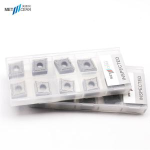 TiCN Cermet Ceramic CNC Turning Inserts Uncoated CNMG120404-MS1