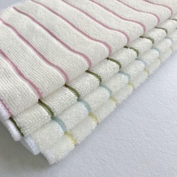 30cm*30cm color stripe cationic kitchen cleaning microfiber cloth,stripe drying polyester towels