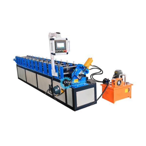 Quality 7.5*1.2*1.5m Hydraulic Cutting System Stud And Track Roll Forming Machine with ±2mm Cutting Tolerance wholesale