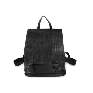 New College Wind Double Womens Fashion Rucksack Female Student Embossed Clamshell