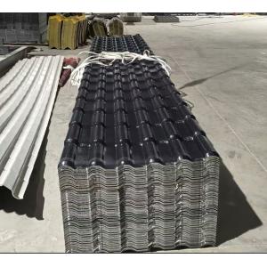 Soundproof colored UPVC roofing sheet Black pvc roof tiles Light weight UPVC