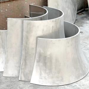 Double Curves Aluminum Panels With Stylish Aesthetic Design For Building Decoration