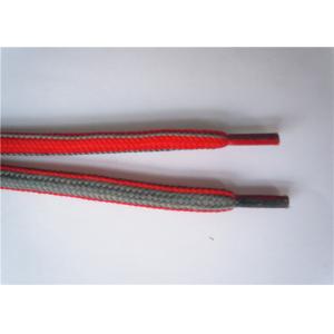 Lightweight Flat Shoe Laces No Slip , Red Shoe Laces For Boots