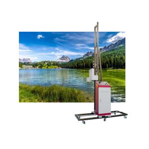 LCD Control 8m2/H Double DX7 Head 3D Wall Printing Machine