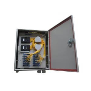 16 FTTH drops Fiber Optic Distribution Box , Wall mounted PLC Splitter