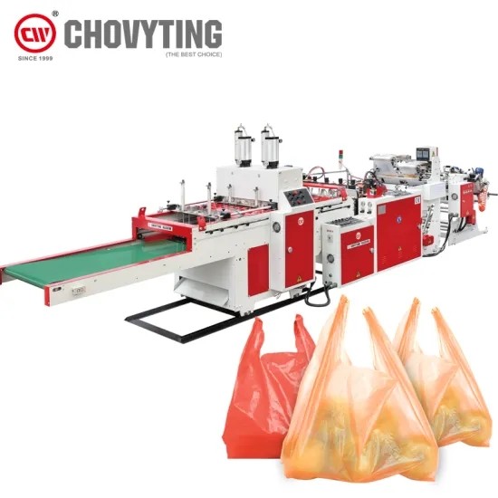 Quality compostable T Shirt Bag Making Machine With Side Gusset wholesale