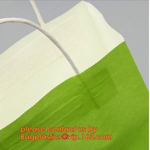 Luxury Matt Stripe Pattern Paper Gift Bag Carrier Bag Party Bag with Rope Handle