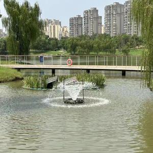 High-Efficiency Pure Solar Fountain Aerator For Lake & Pond Oxygenation​
