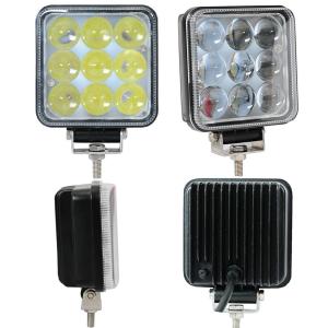 Multi Color 27W 4D LED Vehicle Work Light With 4D Reflector IP 67 Waterproof