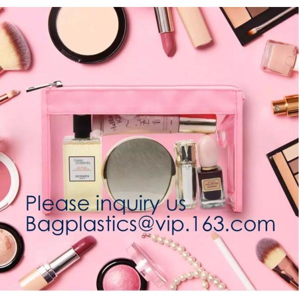 Zipper Flat Stationary Bag Pencil Bags With Zipper,PVC/EVA Toiletry Bag Zipper Closure,Travel Cosmetic Toiletry Bag