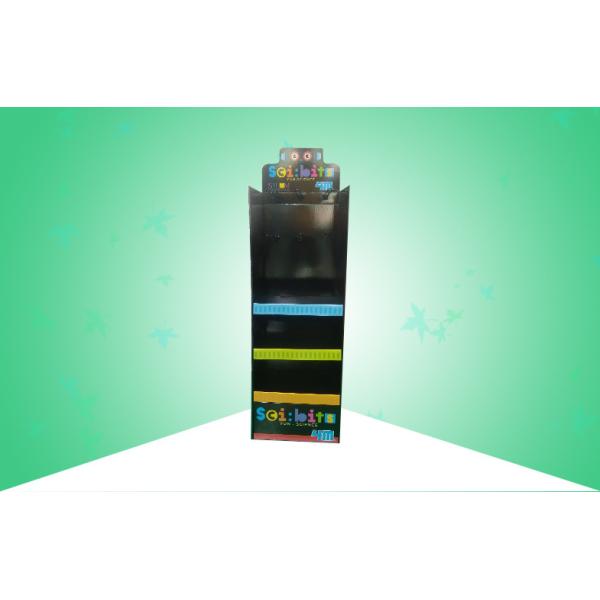 Mix Presenting 3 Shelf Custom Cardboard Pop Displays Heavy Duty With Plastic