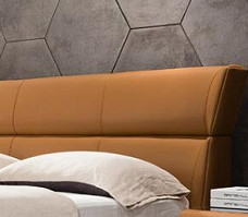 Double Crushed Velvet Double Bed With USB Connection Simple Design