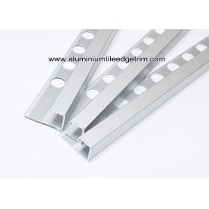 12mm Metal Box Edge Tile Corner Trim With Satin Matt Silver For Countertop