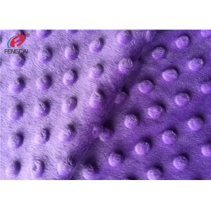 2mm Super Soft Minky Dot Polyester Bubble Fabric Minky Plush Fabric