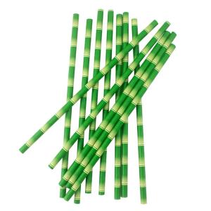 Food Grade Bleached Coloured Paper Straws With Harmless Non Toxic Ink